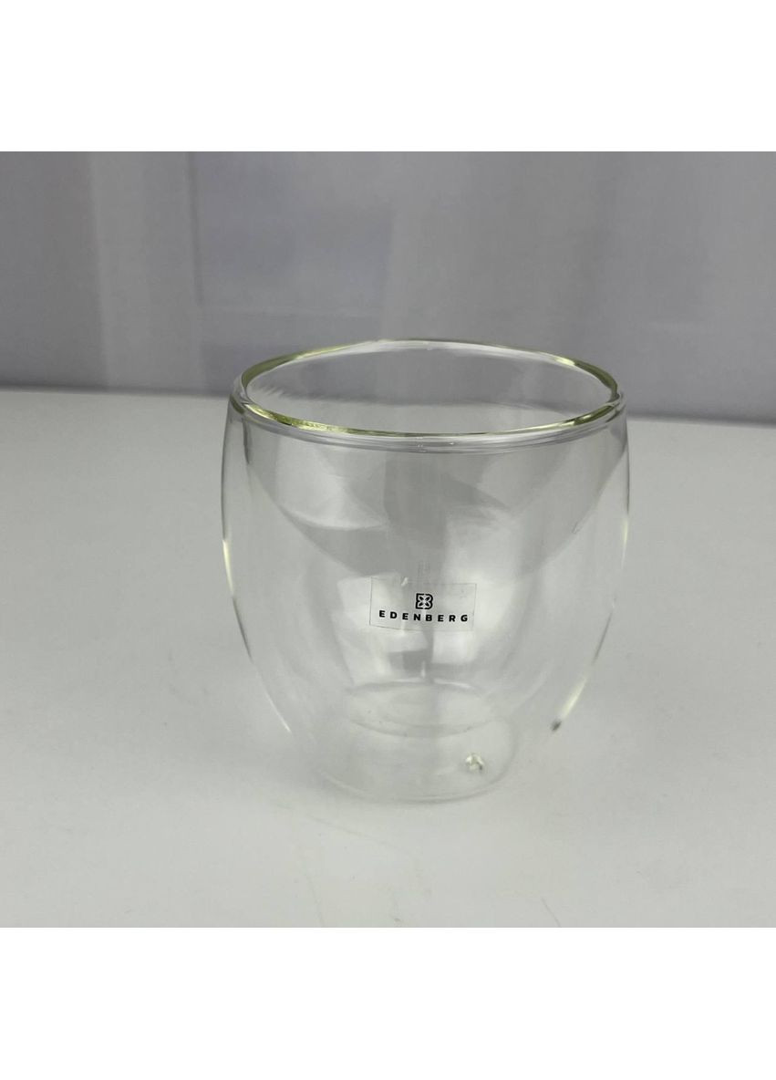 Склянка з подвійними стінками 90001 250 мл Edenberg (350918427)