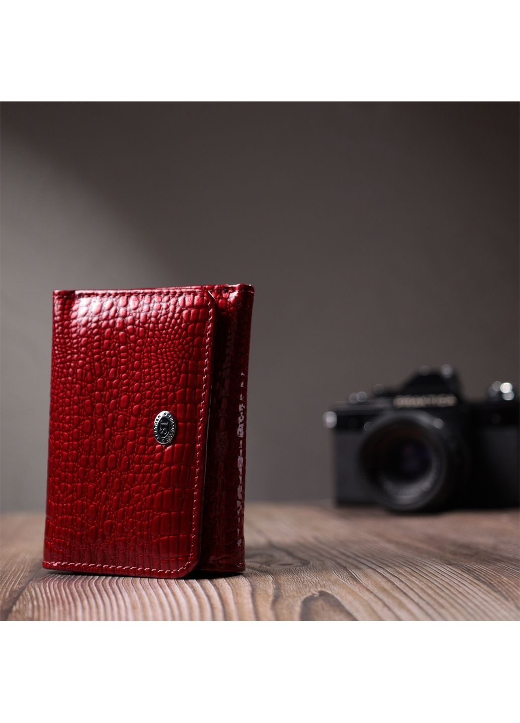 Жіночий шкіряний гаманець 11,5х8,5х2 см st leather (315872979)