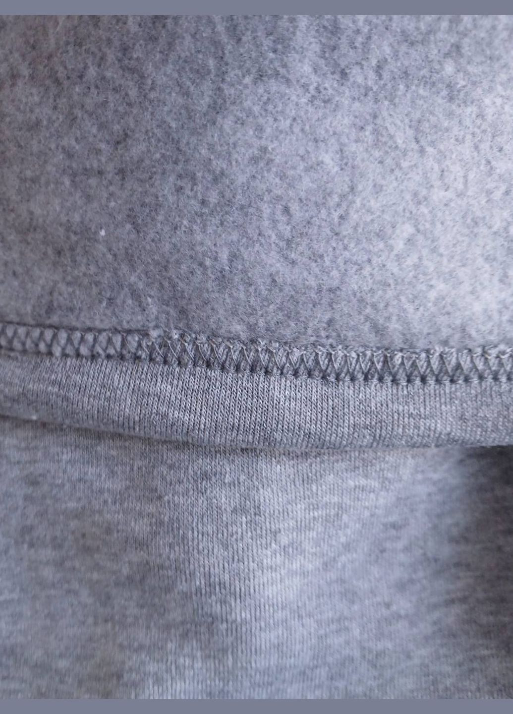 Женские теплые спортивные штаны большого размера батал, джогеры с карманами пояс на резинке серые, трехнитка на флисе No Brand (315338801)