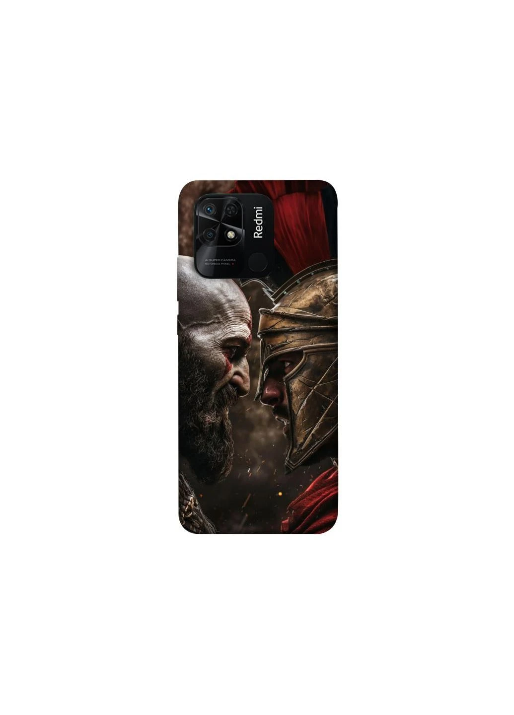 Чохол на Xiaomi Redmi 10C God of War Frontalka (347240882)