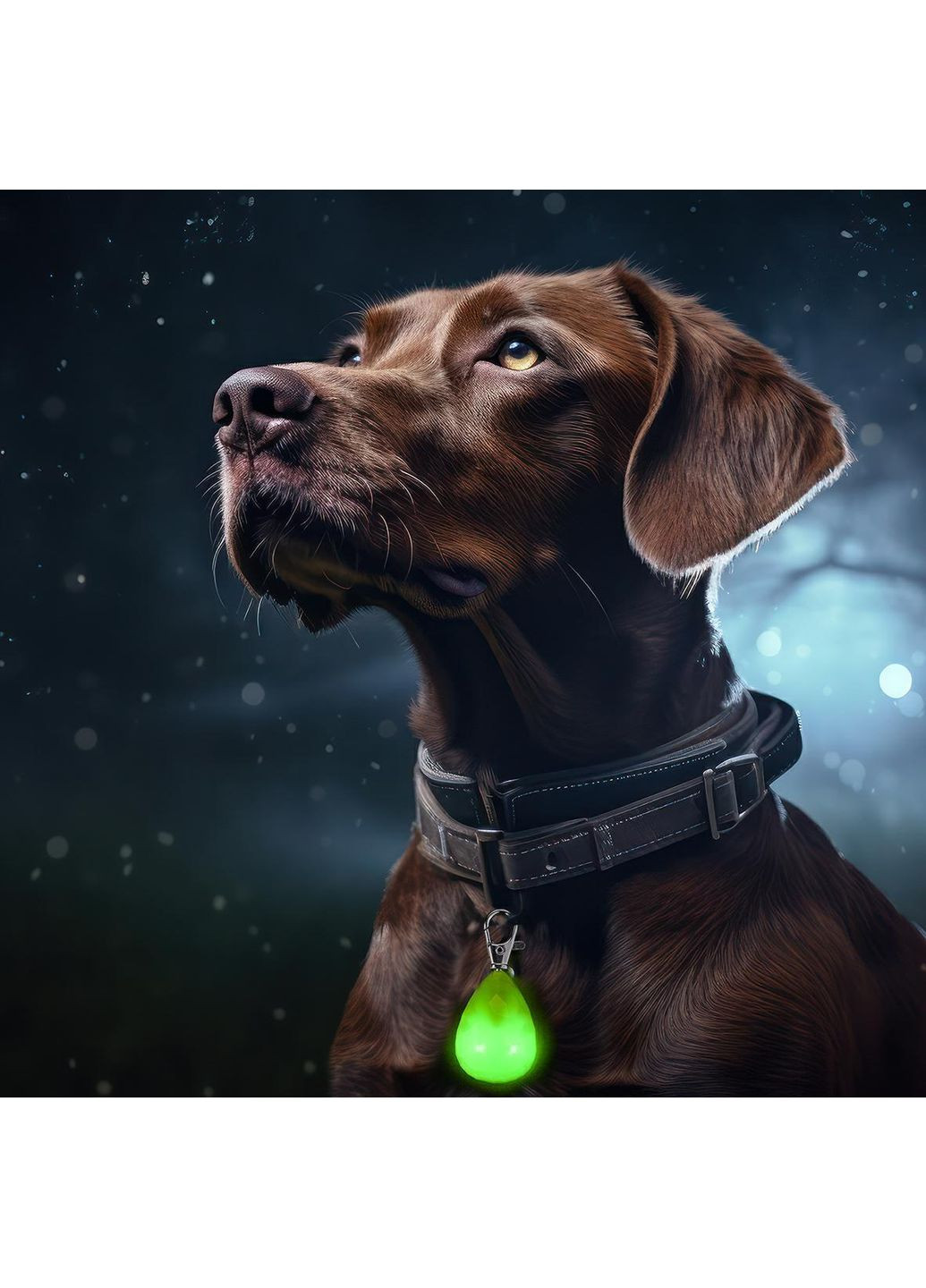 Світлодіодний кулон, діамант, зелений +USB Happet (353687747)