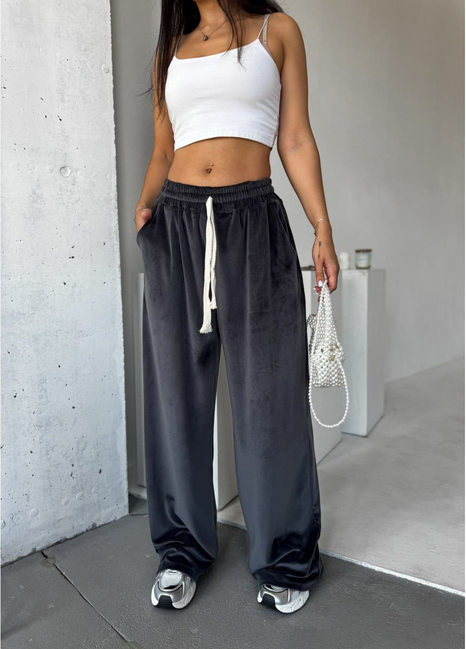 Женские спортивные брюки из велюра No Brand (361447462)