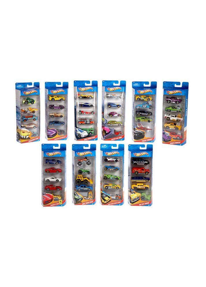 Подарунковий набір автомобілів колір різнокольоровий 00-00092923 Hot Wheels (314887124)