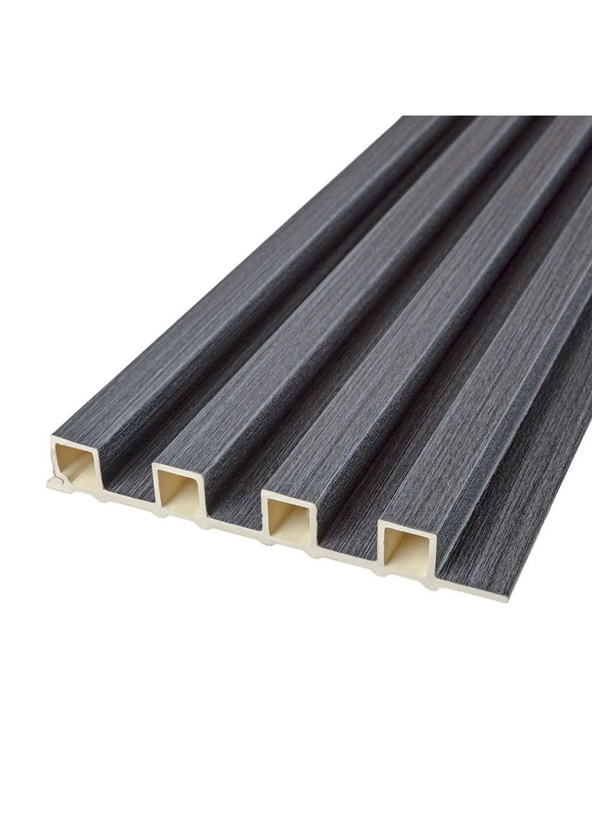 Рейка декоративна WPC стінова 3000х160х23мм Графіт SW-00001529 Sticker Wall (315791023)