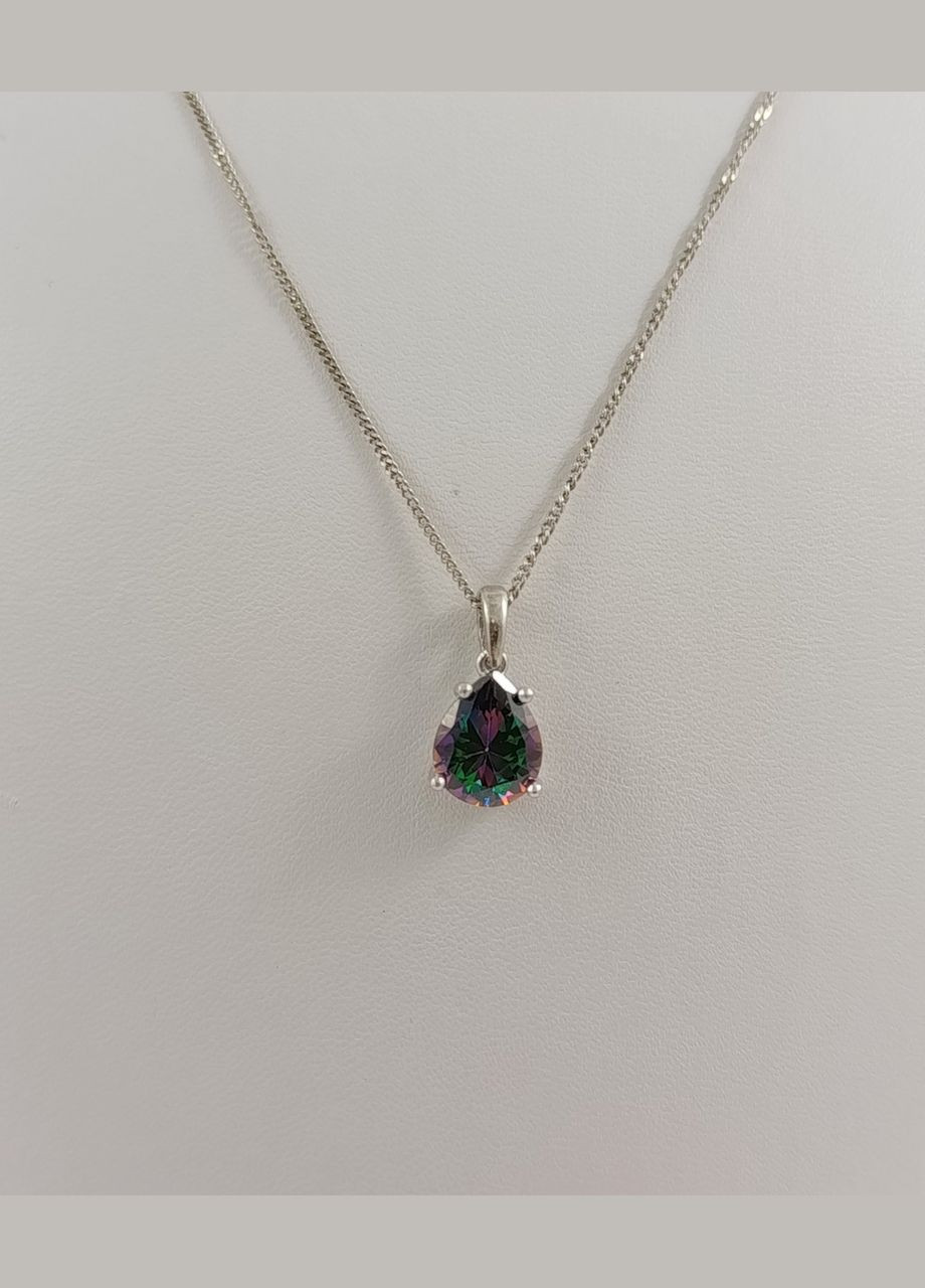 Срібний кулон з містик топазом П349/С-мт No Brand Підвіска (341319974)