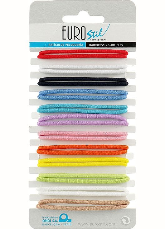 Резинки для волосся, 24 шт., 00636, кольорові 24шт (770569-27072353) Eurostil (365800603)