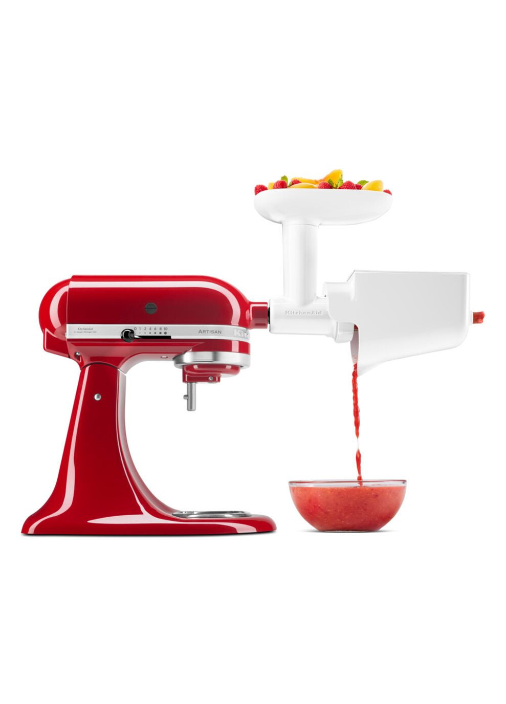 Насадка-сито для перетирания овощей и фруктов 5KSMFVSP к модели 5KSMFGA белая KitchenAid (368594160)