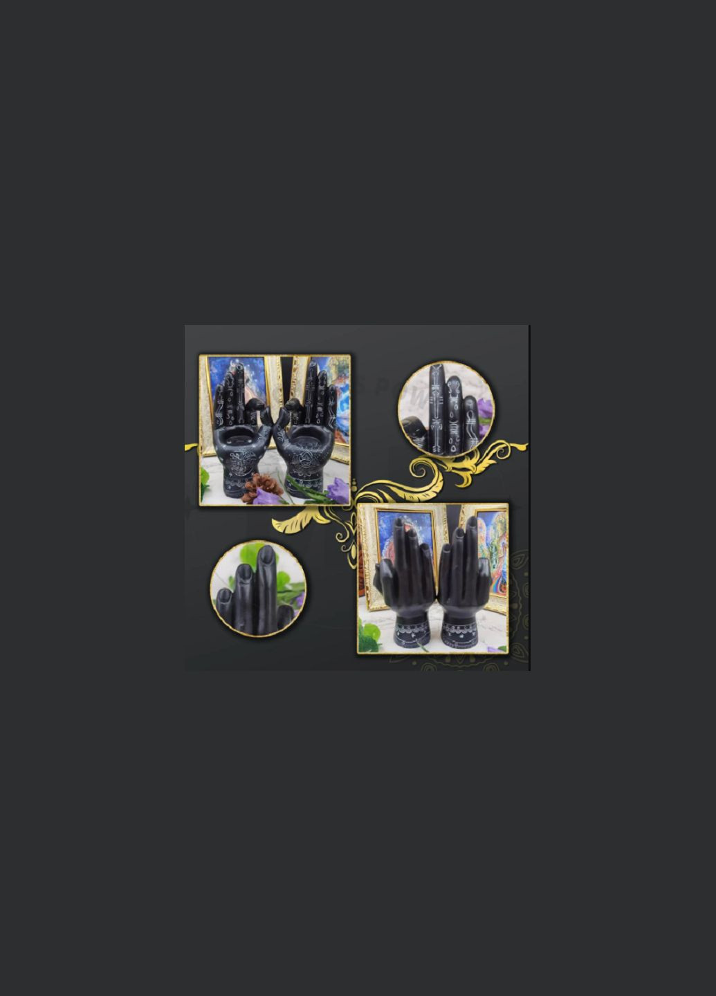 Рука свічник Будди тримач для чайної свічки декор для медитації No Brand (292319827)