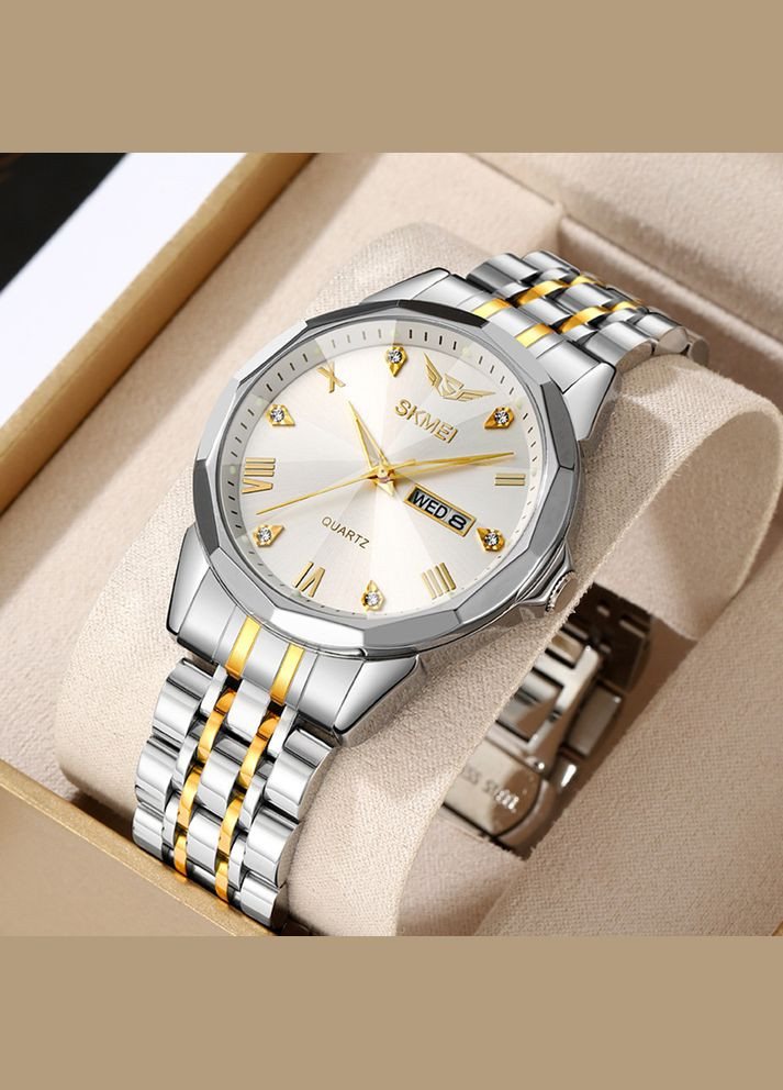 2291TGDWT Silver-Gold-White Skmei (324103820)