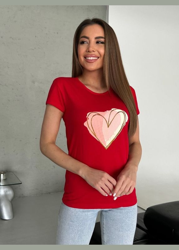 Футболка WN20-598 червона ISSA PLUS - (317398662)