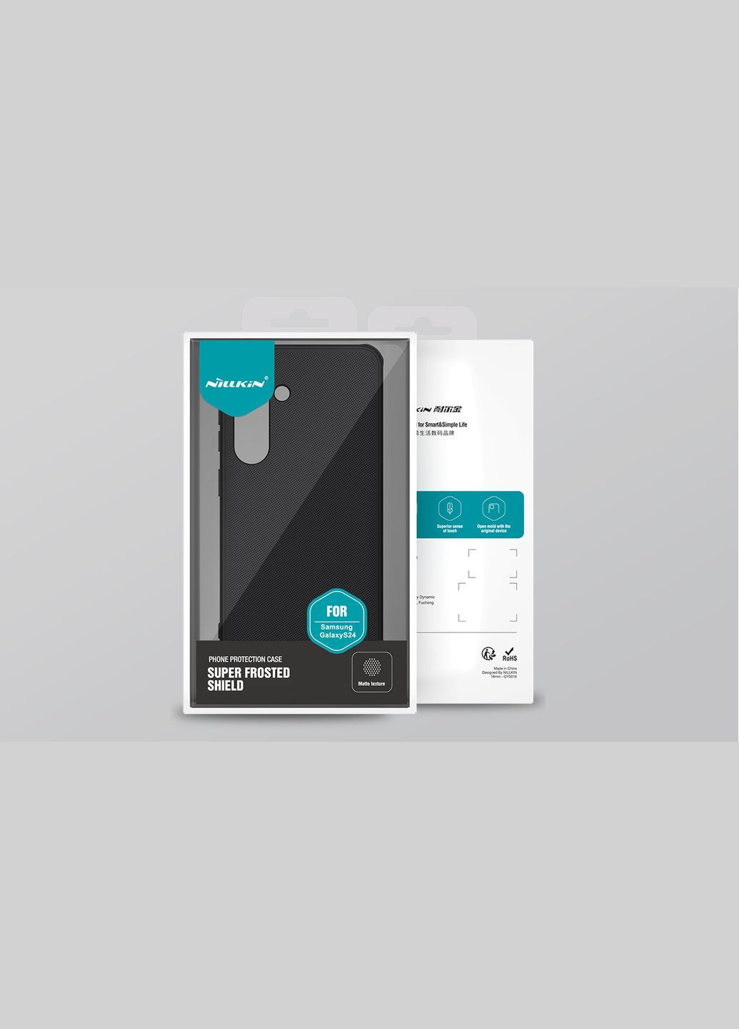 Чехол бампер Super Frosted Shield Pro для Samsung Galaxy S24 Black Nillkin (324234866)