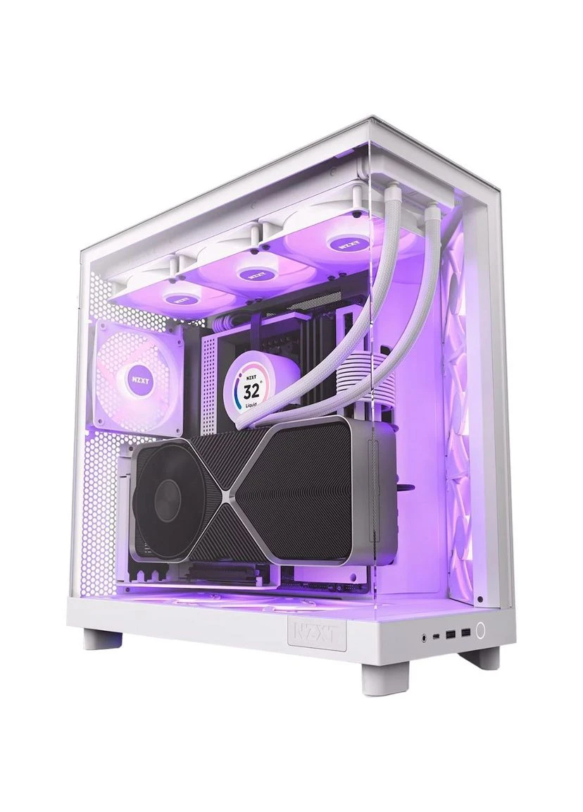 Корпус H6 Flow RGB White (CC-H61FW-R1) [146832] NZXT (400979969)