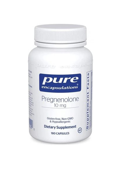 Прегненолон, Pregnenolone,, 10 мг, 180 капсул (PE00220) Pure Encapsulations (266265570)