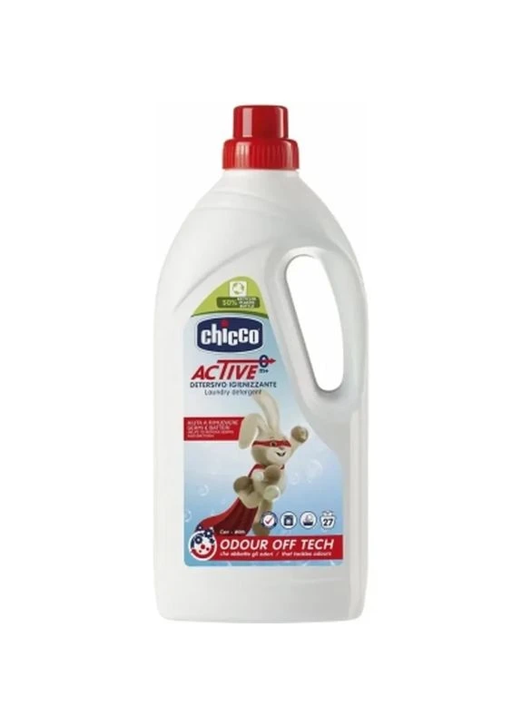 Гель для прання Active Дезінфікуючий 1.5 л (8058664143177) Chicco (400030226)
