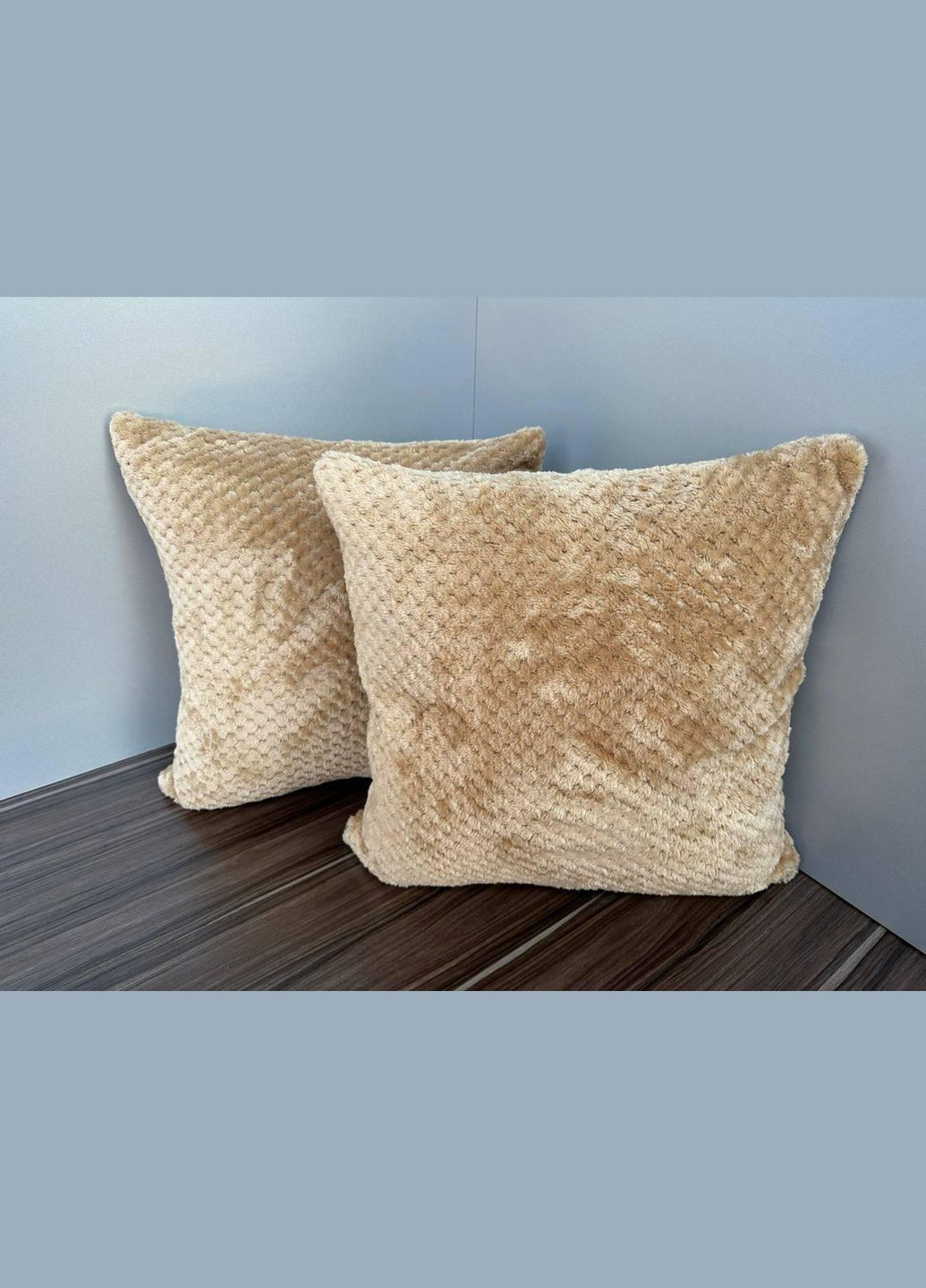 Декоративные подушки 2 штуки плюшевая см (П4-puduska-navolochka-003-05) No Brand (306633006)