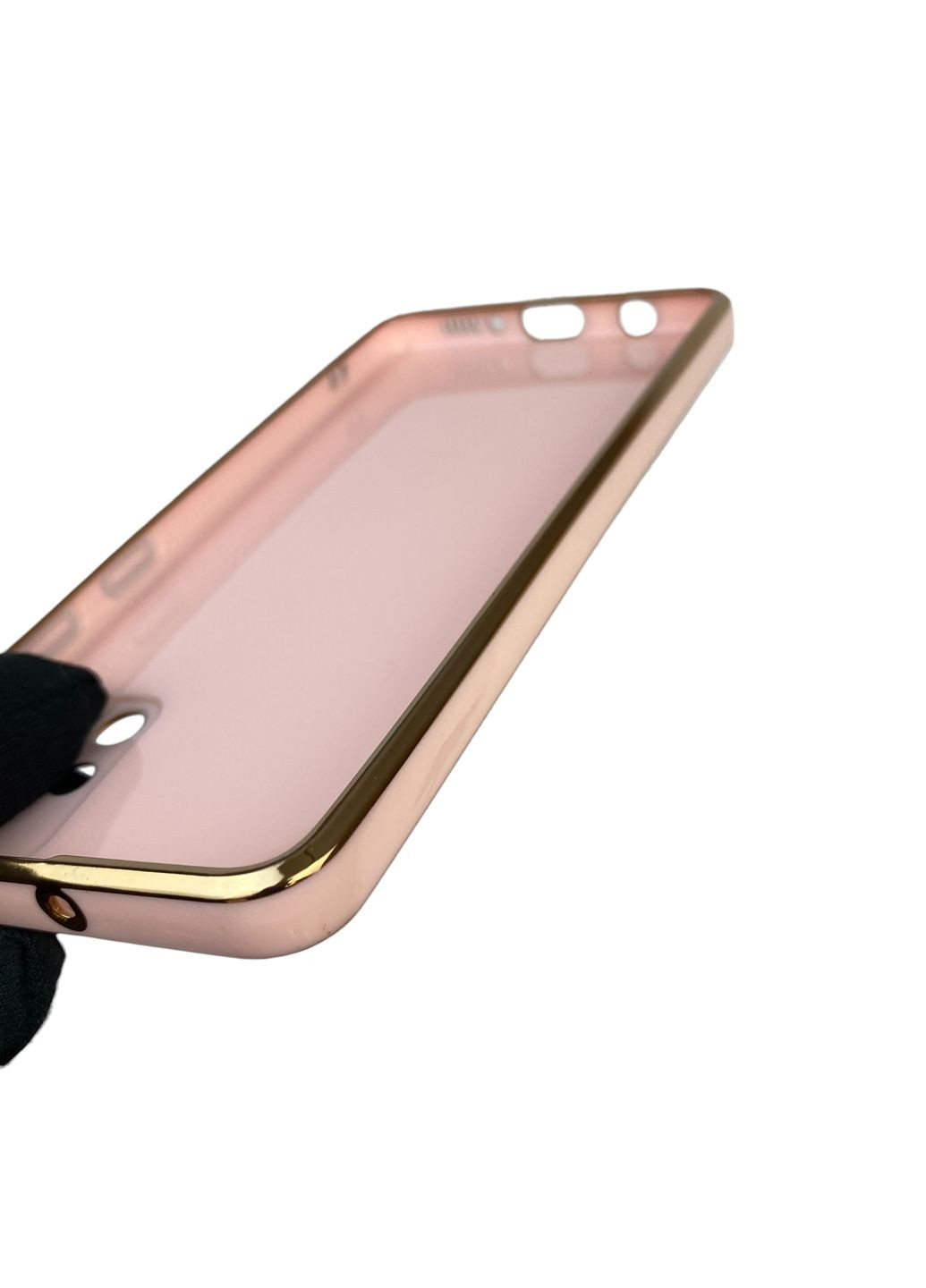 Чехол для Galaxy A51 SM-A515F с защитой камеры с золотой окантовкой на самсунг а51 пудровый gs1 Samsung (366232976)