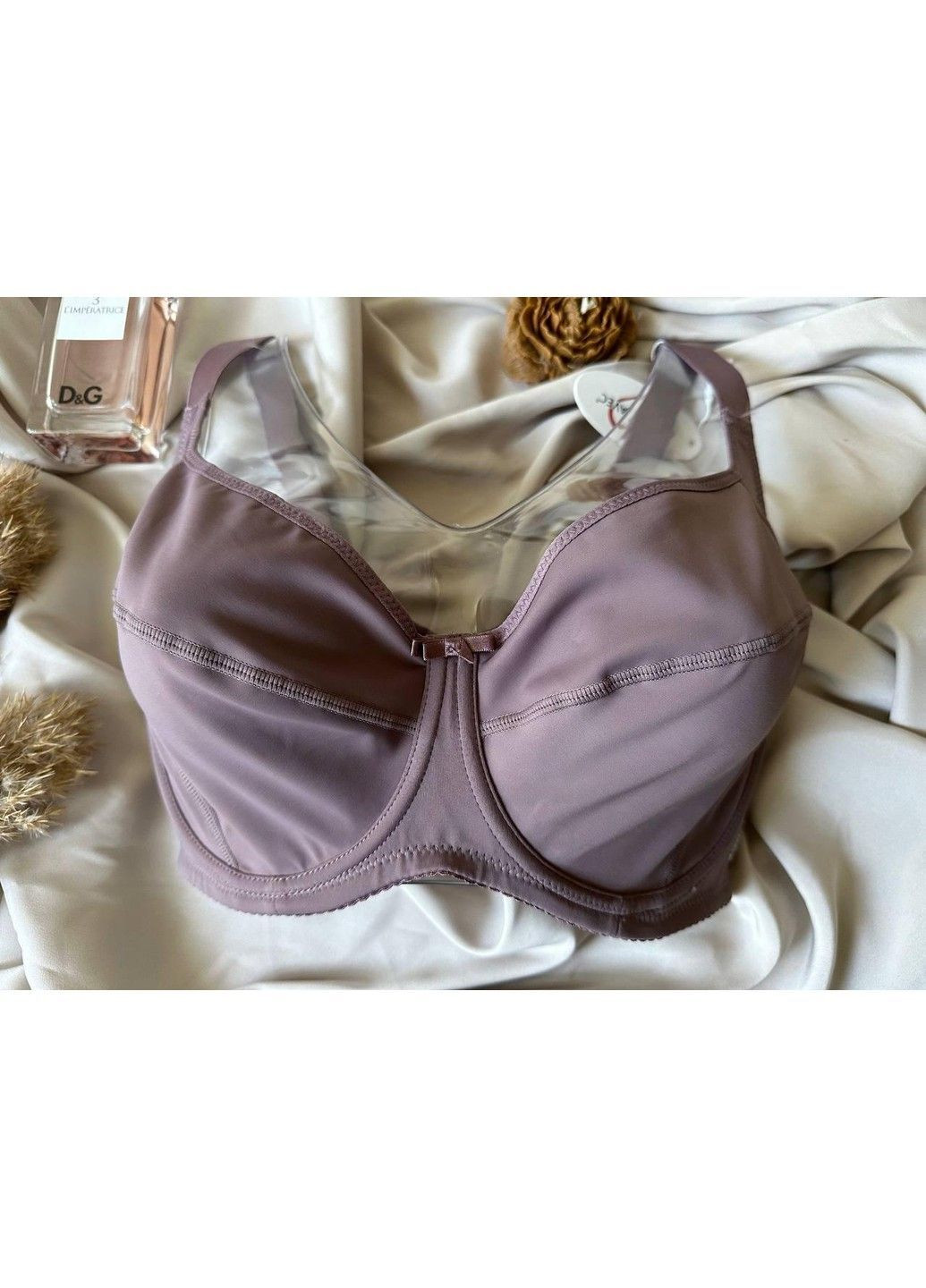 Коричневий бюстгальтер без поролону 8825 моко ORIETTA AVEC