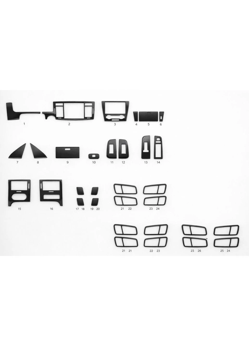 Накладки в салон (kit-1) Алюміній для Chevrolet 2006-2014 рр Meric Epica (390089777)