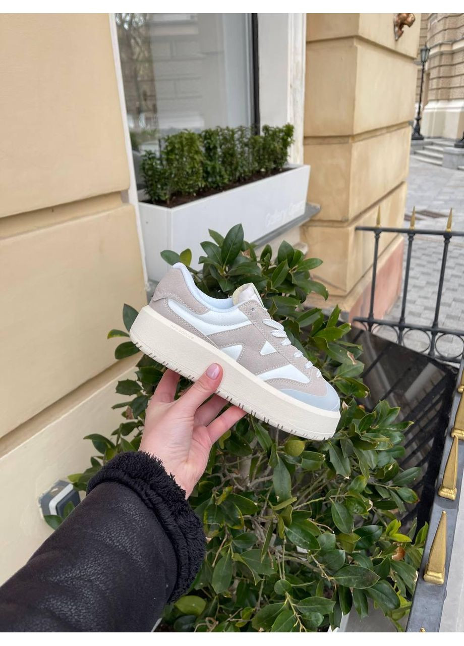 КРОССОВКИ ЖЕНСКИЕ NEW BALANCE CT 302 BEIGE GREY НЬЮ БЕЛАНС CT302 No Brand серые демисезоны (369389480)