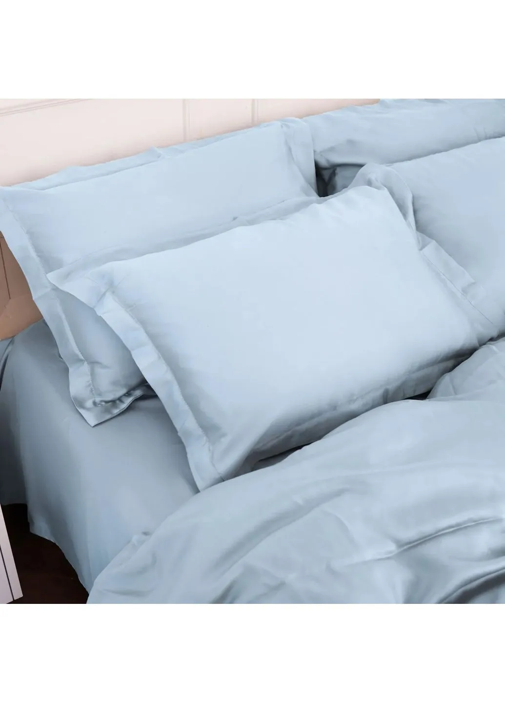 Постельное белье Tencel №04 Blue 2x143x210 (2200009369568) Mirson Tencel 04 Blue 2x143x210 Сімейний (379099322)
