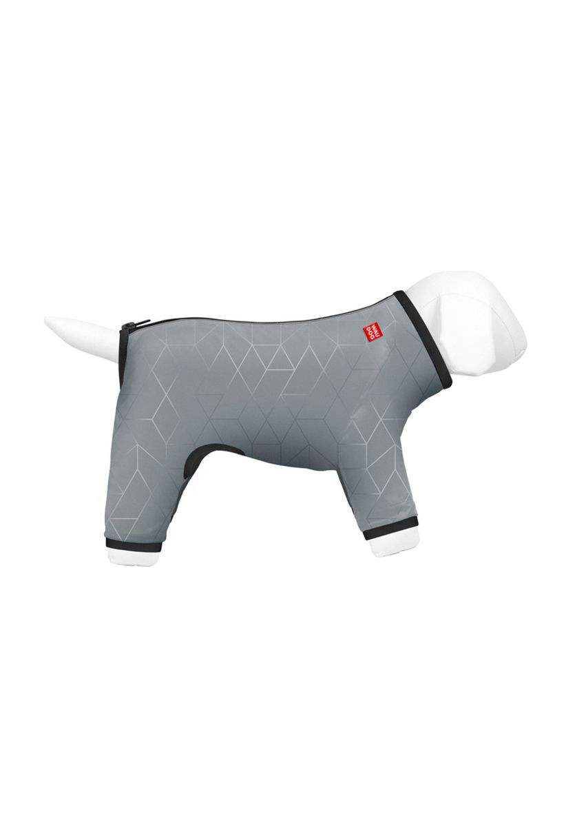 Дощовик для собак Clothes світловідбивний S32 В 47-50 см С 35-38 см WAUDOG (324794111)