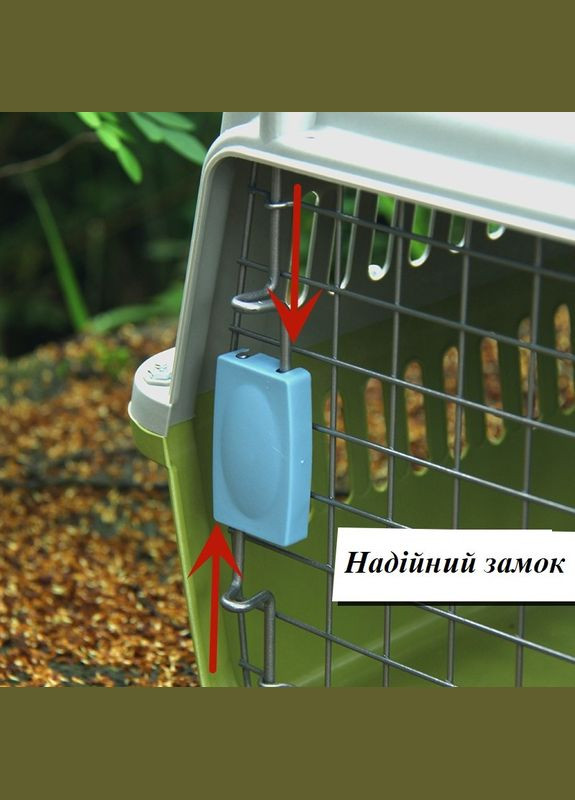 Сумка переноска для собак пластиковая Pet Style "Door" 42х32х30 см No Brand - (323236789)