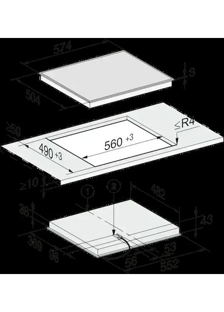 Варочная поверхность электрическая KM 6520 FR (26652010UA) MIELE