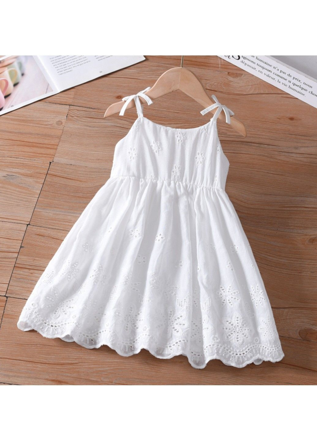 Белое детское платье No Brand (333389590)