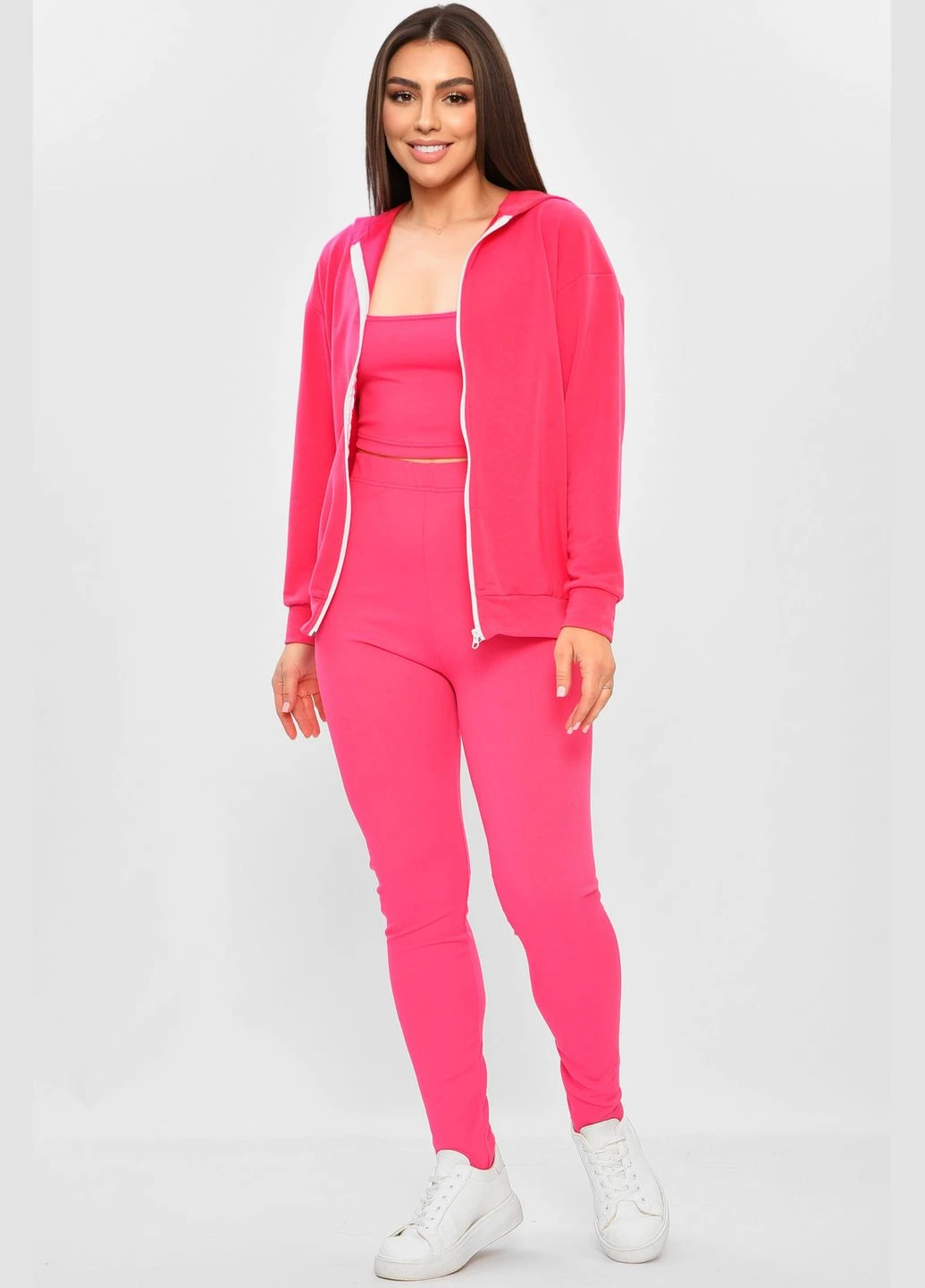 Костюм женский розового цвета Let's Shop (338370865)