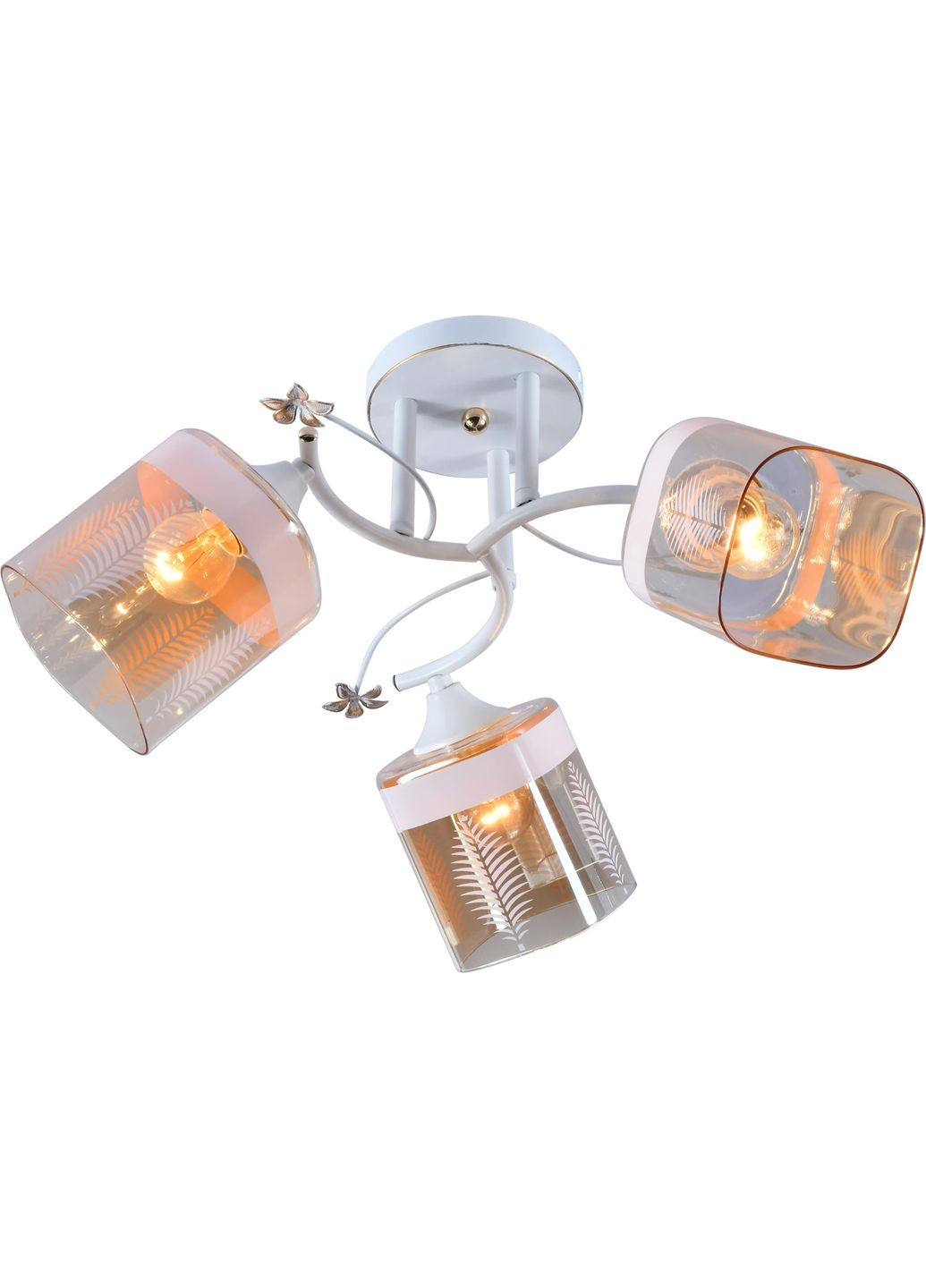 Люстра декоративна IS DA5149A/3 WhiteGold на 3 плафони Valeso (364359087)