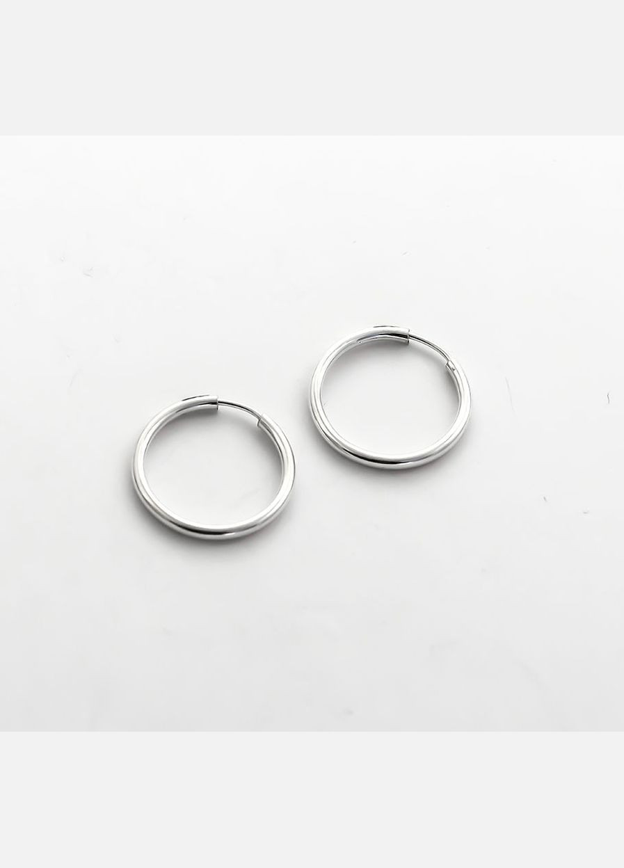 Серьги конго 8107 Maxi Silver (337133270)