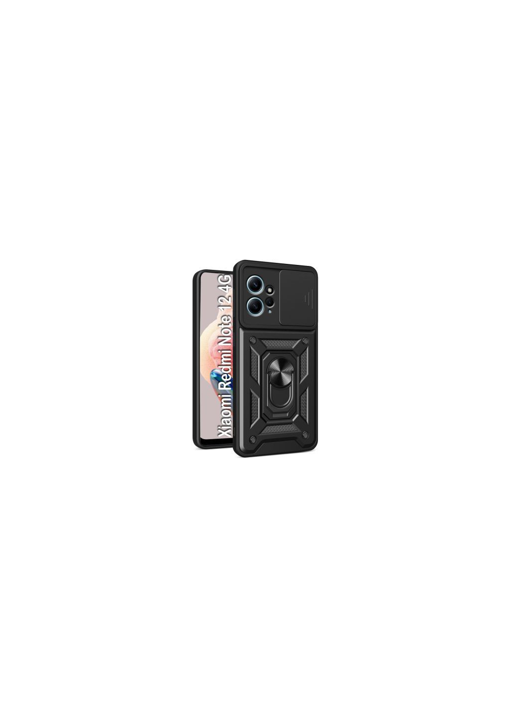 Чехол для мобильного телефона (709155) BeCover Military Xiaomi Redmi Note 12 4G Black (275080505)