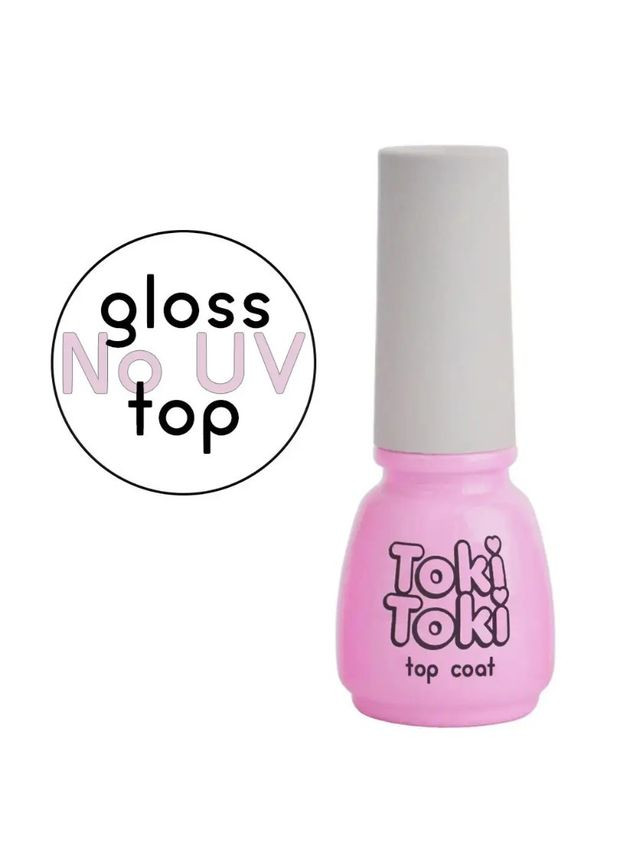 Топ без липкого слоя No UV Gloss, 5 мл Toki Toki (304772462)