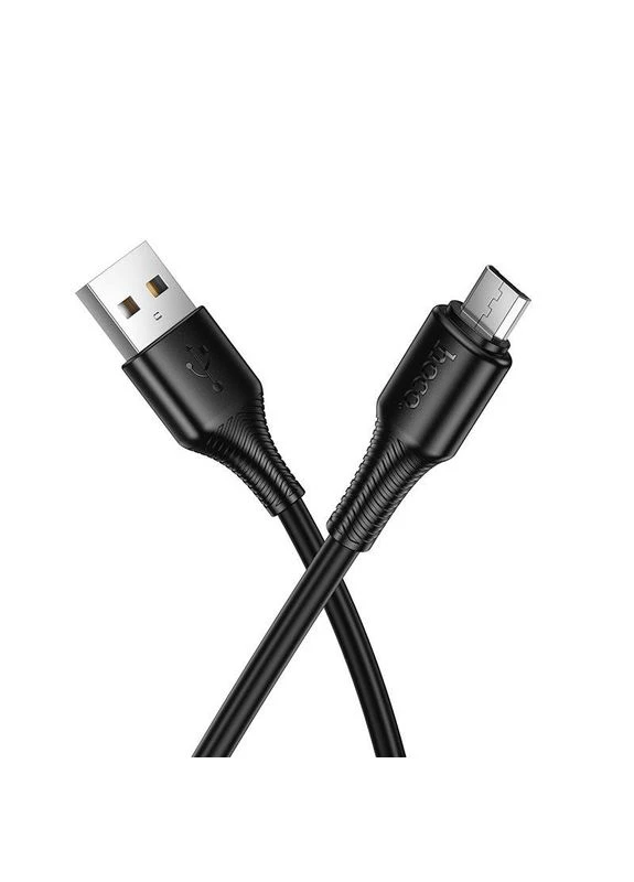 Кабель Micro USB Beneficio charging data cable X120 |1м, 2.4А| Hoco (388780775)