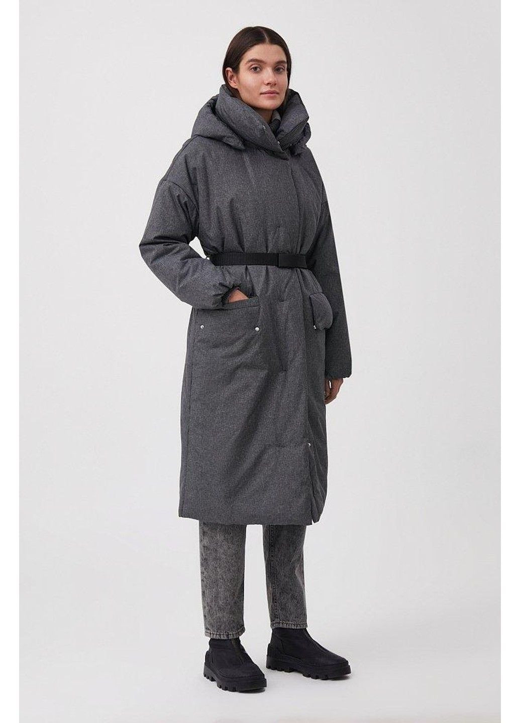 Черная зимняя куртка fab11028-200 Finn Flare