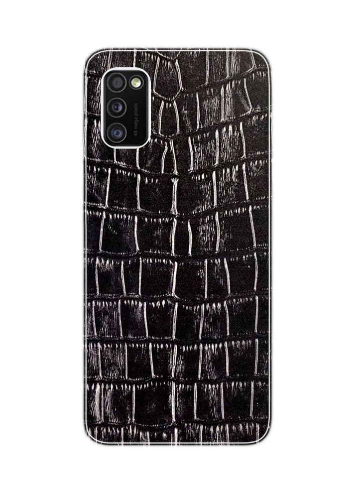 Захисна плівка Шкіра крокодила (чорна) на задню панель для Samsung A41 Creative (360698282)