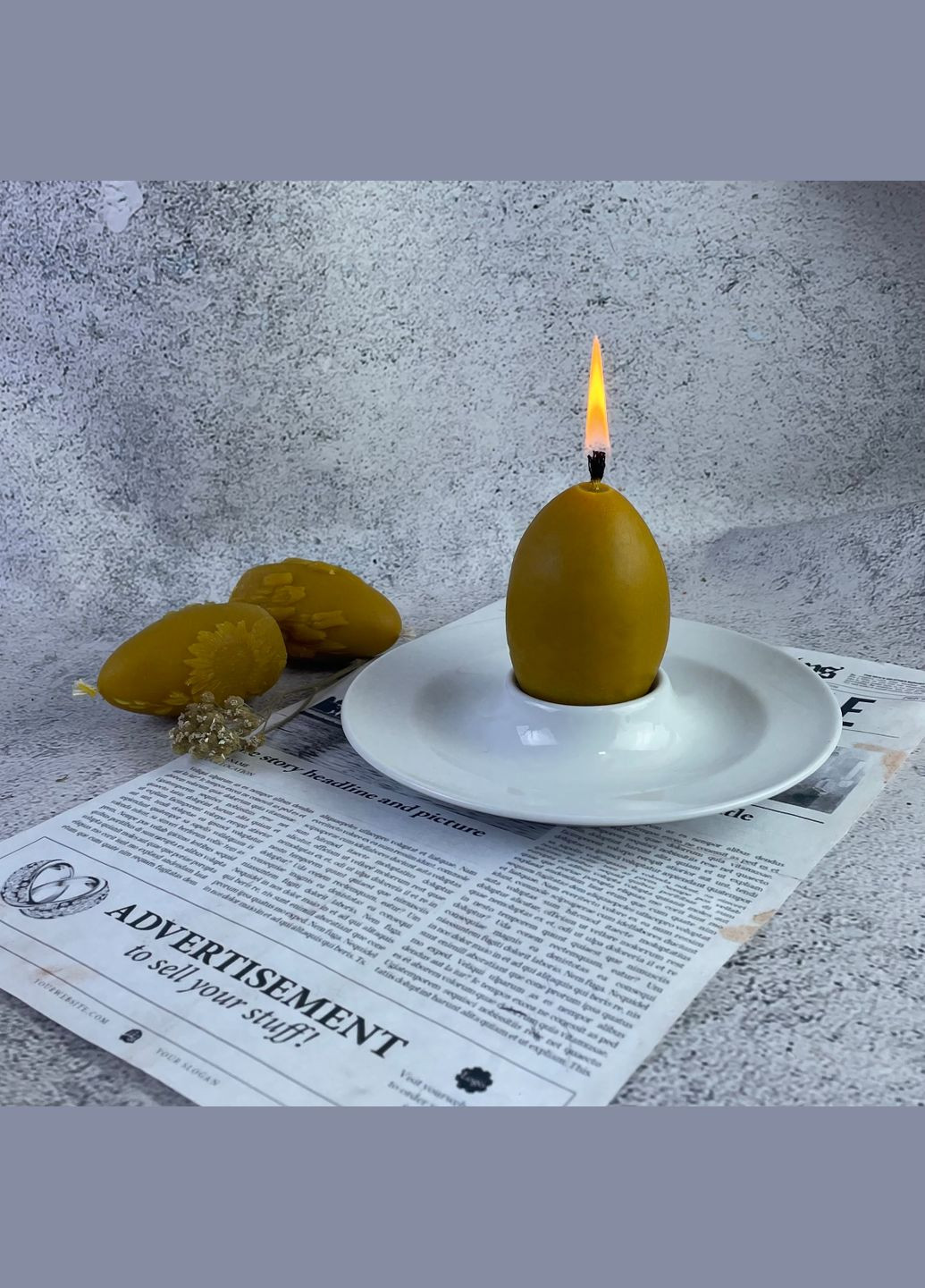 Порцеляновий свічник під великодні свічки No Brand (322347338)