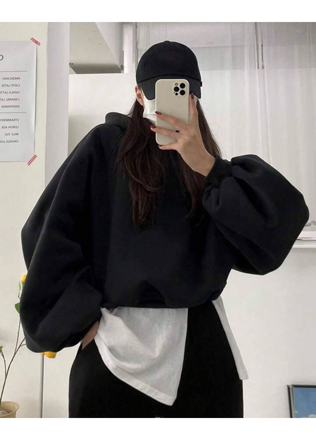 Базове худі з трьохнитки на флісі — заміри в описі DK/DL Мода без кордонів (362642823)