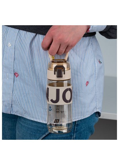 Пляшка для води (K25-1232-3) Kite 550 мл коричнева (370014873)