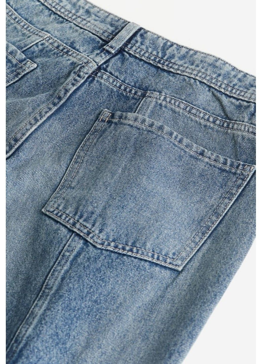 Женские джинсы Wide Regular (56811) W34 Синие H&M - (286425628)