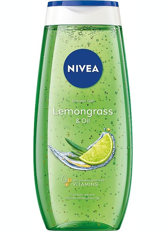 Гель-догляд для душу "Лемонграс з крапельками олії" Lemongrass And Oil Shower Gel 250ml (2-235832) Nivea (369796956)