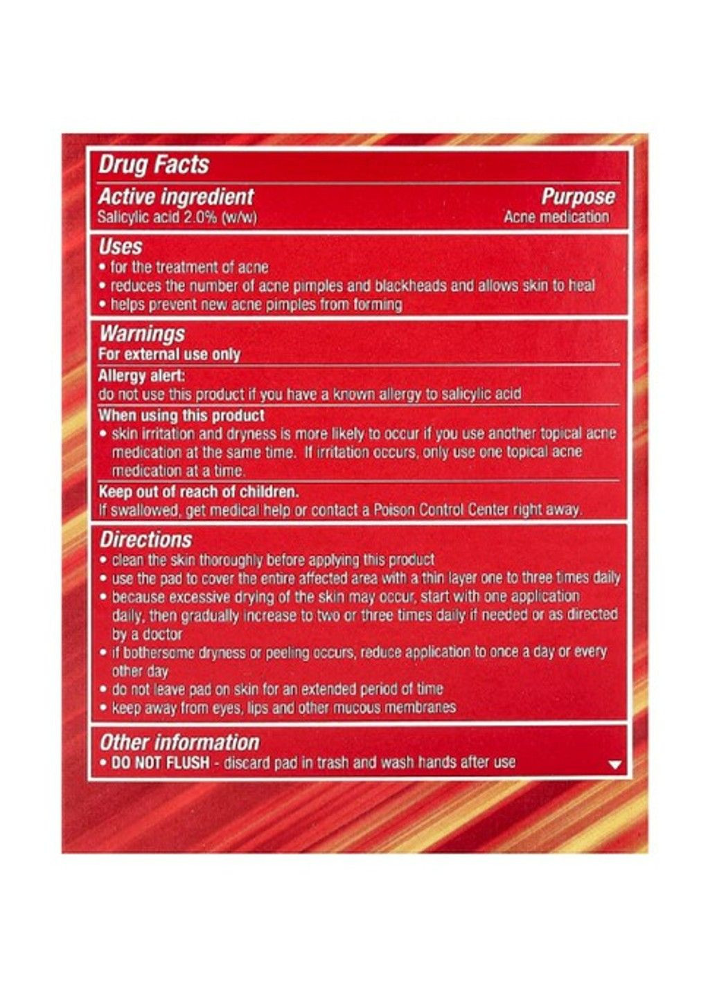 Single-Step, контроль акне, максимальна дія, без спирту, 90 м’яких подушечок Stridex (347600374)