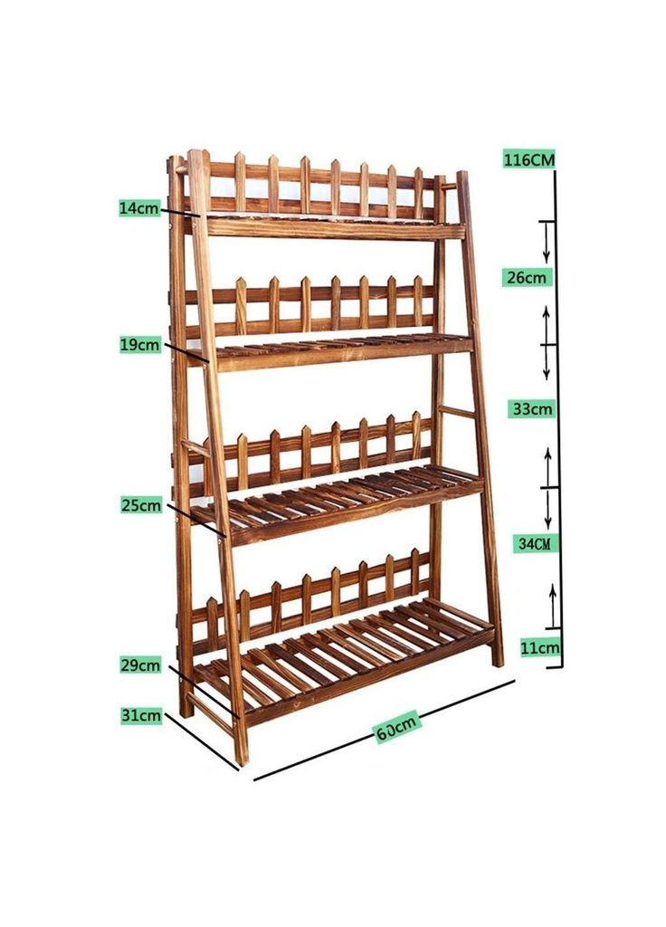 Подставка для цветов из дерева Гуарда 60 капучино (ЦСТ-603809) No Brand (328228045)