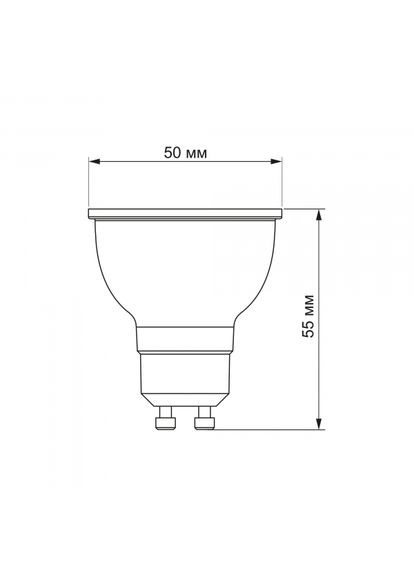 LED лампа MR16eL 7W GU10 4100K (VLMR16eL-07104) Videx (305754277)