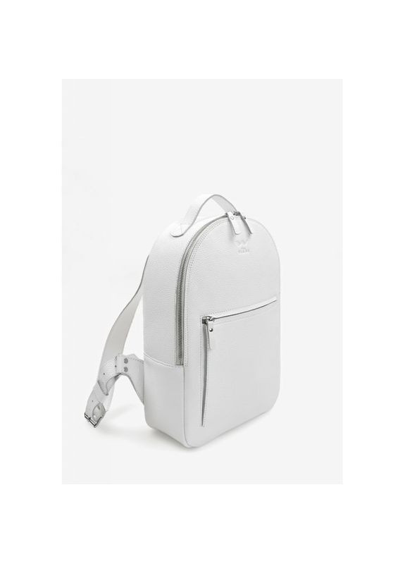 Рюкзак женский кожаный Groove M белый зернистый The Wings (301871892)