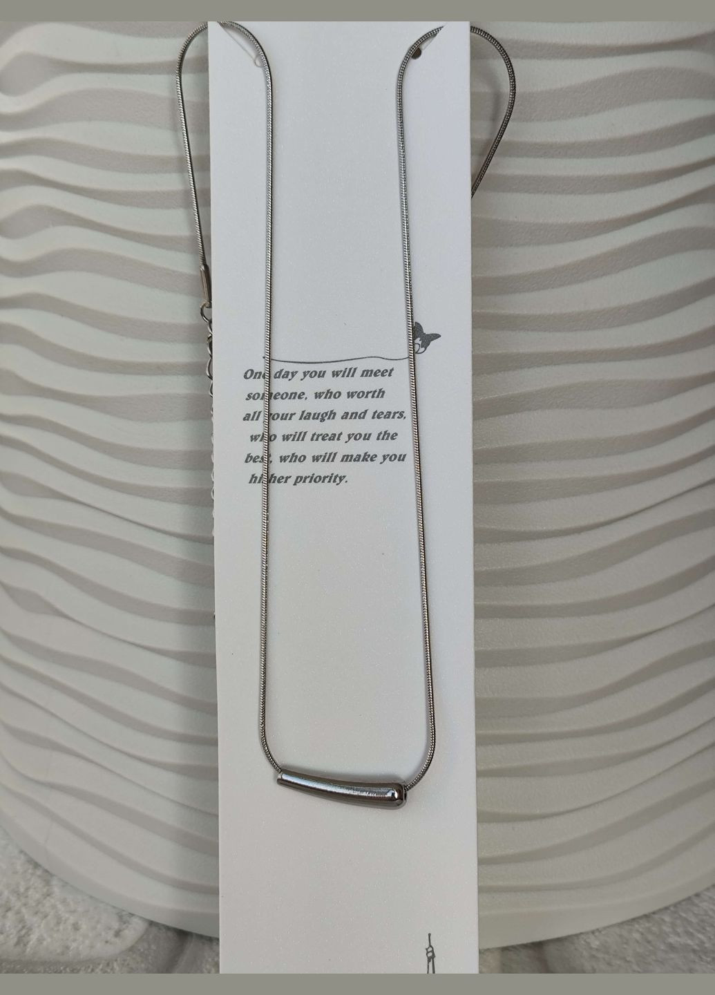 Трендовий жіночий ланцюжок Медична сталь Stainless Steel (342113634)