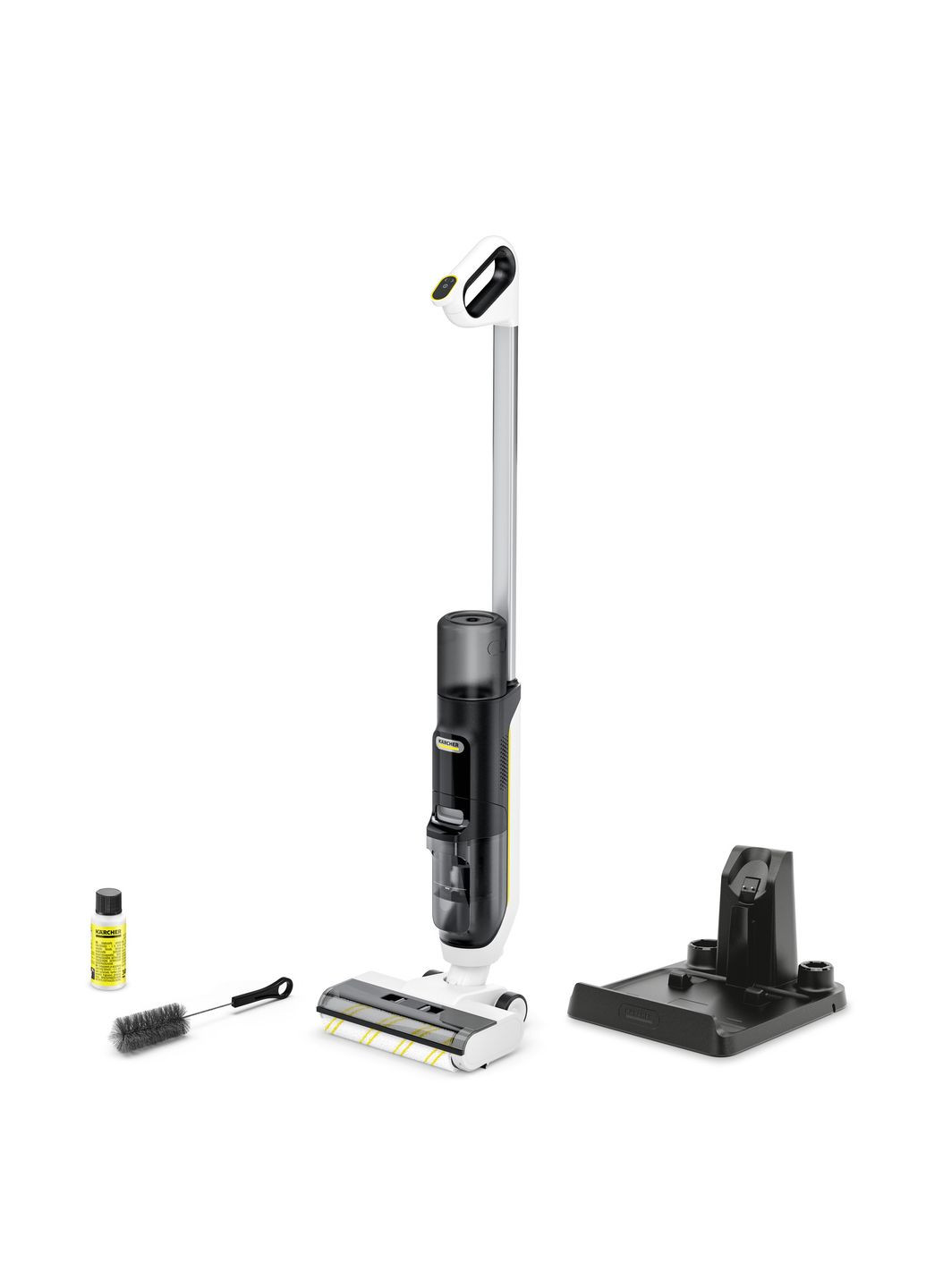 Пылесос беспроводной FCV 3, 160Вт, конт пил -0.45л, вода -0.8л, автон. работа до 30мин, вес-3.7кг, 3в1, белый KARCHER (362212439)