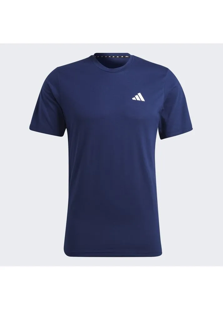 Синя футболка train essentials feelready training tee blue ic7441 adidas