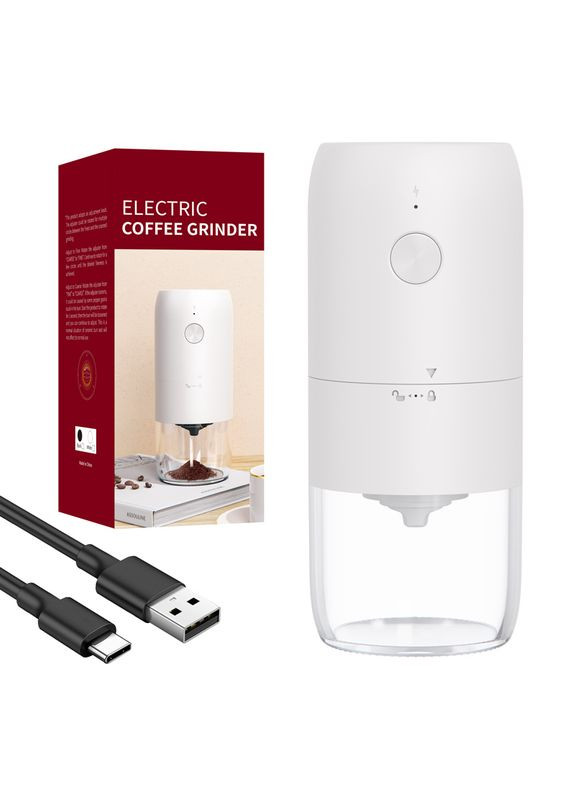 Кавомолка акумуляторна Zally KMDJ-2A White No Brand (302974894)