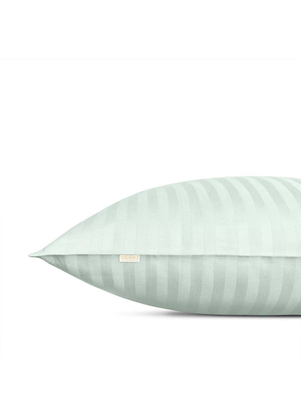 Подростковая постель сатин с простыней на резинке PISTACHIO 160х220 см Cosas (307477280)